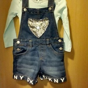 DKNY overalls size 2t